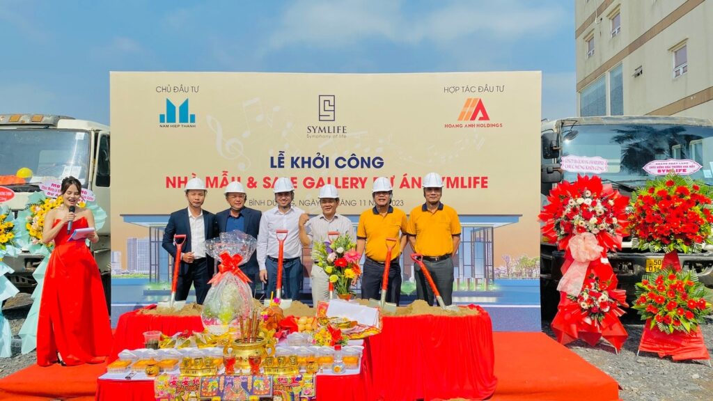 Khởi công nhà mẫu Symlife và Sales Gallery ngày 02/06/2025 1 Khởi công nhà mẫu và Sales Gallery dự án Symlife