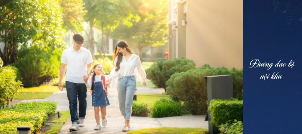 Đường dạo bộ nội khu symlife HCM