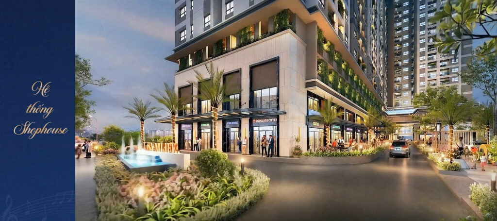 Hệ thống Shophouse tại Căn Hộ Symlife Thuận An