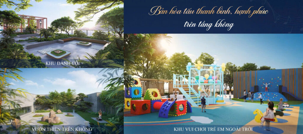 Khu vui chơi trẻ em, vườn tiện ích trên không