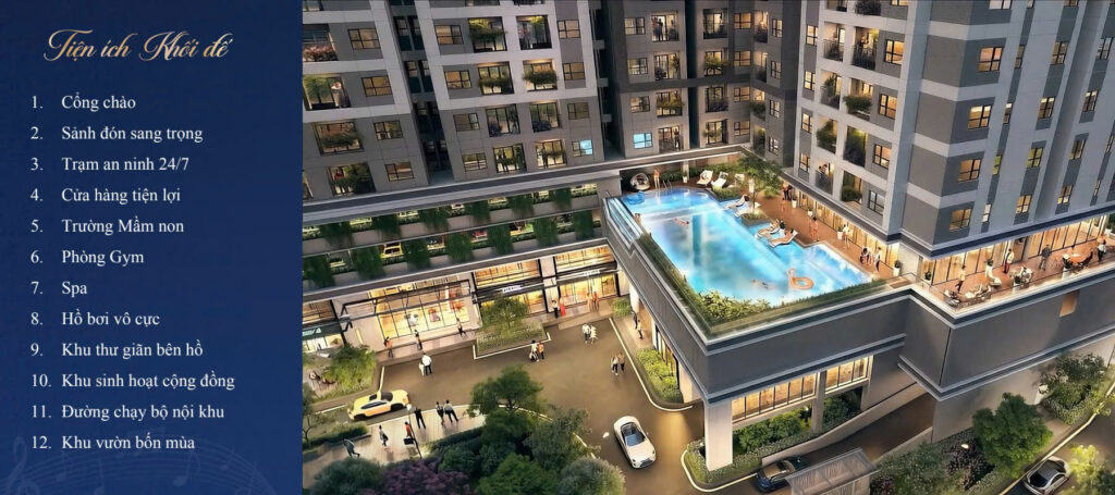Tiện ích Khối Đế Căn Hộ Symlife