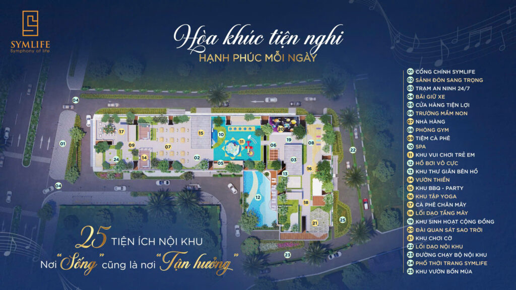 Tiện ích Khu Dân Cư Symlife Bình Hoà Tphcm